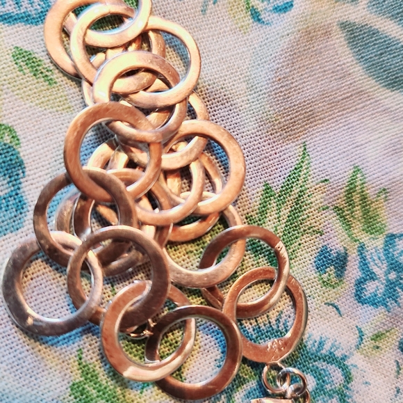 COPY - Sterling silver CIRCLES Bracelet - Picture 6 of 9